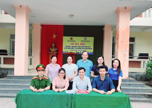 Nghi Quang ra mắt mô hình " Giáo dục ý thức chấp hành pháp luật và kỹ năng sống" tại Trường THCS Nghi Quang: